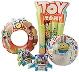 Disney Accesorios Inflables para Piscinas Toy Story 4 con Woody & Buzz Lightyear | Conjunto De Natación 4 En 1 Que Incluye Manguitos para Niños, Flotadores, Pelota De Playa Y Colchoneta