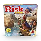 Hasbro Gaming - juego Risk Junior, juego de mesa de estrategia, introducción para niños al juego Risk clásico, para edades de 5 años o más; juego temático pirata