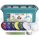 Snazaroo - Pintura facial y corporal, mini kit para principiantes, 14 piezas