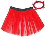 A-Express - Falda tutú para mujer, para despedida de soltera, diferentes colores rojo rosso 52