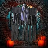 Halloween Decoraciones Colgantes de Fantasmas, máscara de Esqueleto Colgante Fantasmas Colgantes de Halloween, Embrujada Prop Terror Puerta de casa Bar Club Decoraciones
