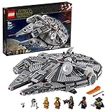 LEGO 75257 Star Wars Halcón Milenario Set de Construcción de Nave Espacial con Mini Figuras de Chewbacca, Lando, C-3PO, R2-D2