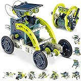 Hot Bee Robot Solar para Niños, Juegos Niños 7 8 9 10 11 12 13 Años, Robot Montaje Niños, Regalos para Niños, Construcciones para Niños, Regalos para Niños de 7-13 Años