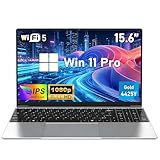 FUNYET Ordenador Portátil, 16 GB de RAM y 256 GB de SSD,2026 Nuevo Laptop de 15,6 Pulgadas, Pentium Gold 4425Y Portátil,IPS FHD 1920 x 1080 Notebook,5000 mAh,Teclado numérico,WiFi5