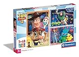 Clementoni - Puzzle infantil 3 puzzles de 48 piezas Toy Story4, puzzles a partir de 4 años (25242)