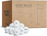 Out of Bounds AA/A Lakeballs Mix - Bolas de golf de entrenamiento, 100 unidades - Ideal para fines de práctica, precio económico, para principiantes y sesiones de entrenamiento