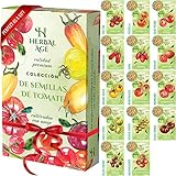 Kit De Semillas De Tomate – 14 Variedades Selectas De Tomates Gigantes, 480 Unidades Para Cultivar En Huerto Frescas Para Mini Huerto, Planta Interior – Regalos Originales Para Hombre y Mujer