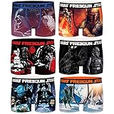 FREEGUN Pack de 6 Calzoncillos Boxer Star Wars Estampados para Hombre en Microfibra